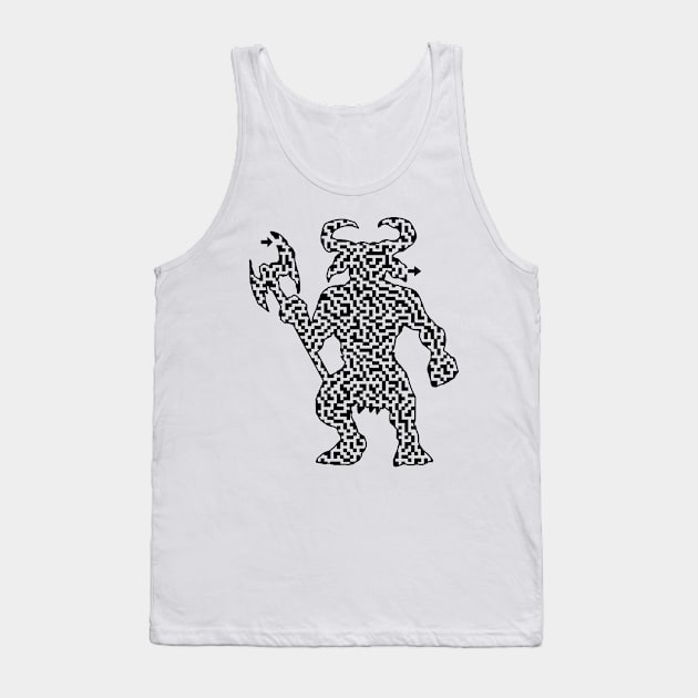 Minotaur Maze Tank Top by gorff